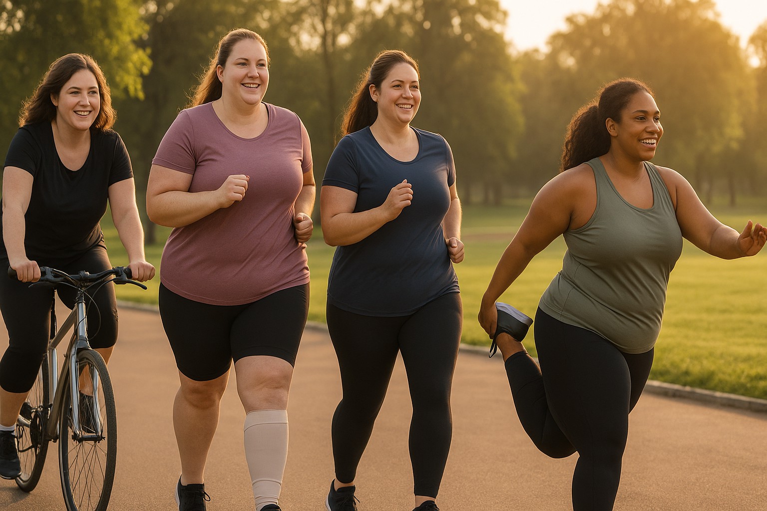 Frauen beim Outdoor-Sport