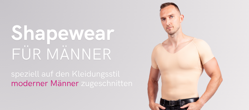 Herren Shapewear für eine glattere Silhouette – speziell auf den Kleidungsstil moderner Männer zugeschnitten